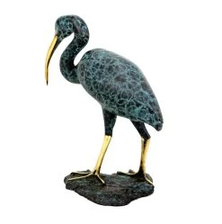 Bronze Bird Figurine - Sacred Ibis - Signed Martin Klein -Salvador Dali Shop DSC02722