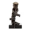 Clarinet Player - Contemporary Bronze Sculpture - Signed Martin Klein