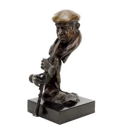 Clarinet Player - Contemporary Bronze Sculpture - Signed Martin Klein 14 Clarinet Player - Contemporary Bronze Sculpture - Signed Martin Klein -Salvador Dali Shop DSC02759