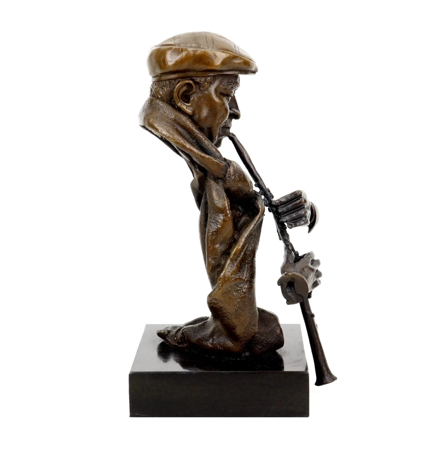 Clarinet Player - Contemporary Bronze Sculpture - Signed Martin Klein 9 Clarinet Player - Contemporary Bronze Sculpture - Signed Martin Klein - Image 9