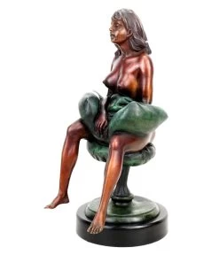 Erotic Girl Betty - Signed J. Patoue - Erotic Bronze Sculpture -Salvador Dali Shop DSC02773