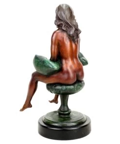 Erotic Girl Betty - Signed J. Patoue - Erotic Bronze Sculpture -Salvador Dali Shop DSC02774