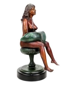 Erotic Girl Betty - Signed J. Patoue - Erotic Bronze Sculpture -Salvador Dali Shop DSC02777