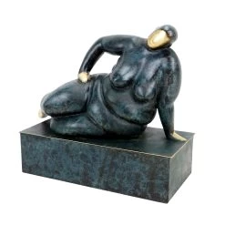 Reclining Bulky Erotic Nude - Lady Rosanna - Martin Klein - Limited