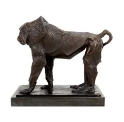 Limited Bronze Sculpture - Sacred Baboon - Signed Bugatti - Bronze Ape -Salvador Dali Shop DSC028635a3aab6d6c591
