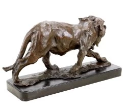Limited Bronze Animal Figurines - Walking Lion - Signed Bugatti 8 Limited Bronze Animal Figurines - Walking Lion - Signed Bugatti -Salvador Dali Shop DSC02932