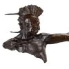 Indian With Bow - Iroquois - Indian Bronze Warrior - Remington