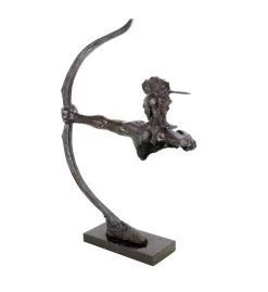 Indian With Bow - Iroquois - Indian Bronze Warrior - Remington -Salvador Dali Shop DSC02990