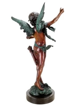 Mythological Bronze Figurine - Limited Cupid Sculpture - Signed Moreau -Salvador Dali Shop DSC03023