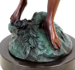 Mythological Bronze Figurine - Limited Cupid Sculpture - Signed Moreau -Salvador Dali Shop DSC03026