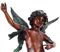 Mythological Bronze Figurine - Limited Cupid Sculpture - Signed Moreau -Salvador Dali Shop DSC03029