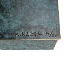 Limited Bronze Sculpture - Aztec Column - Signed Martin Klein -Salvador Dali Shop DSC03055