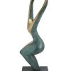 Limited Bronze Sculpture - Sunlover - Martin Klein - Abstract Figurine