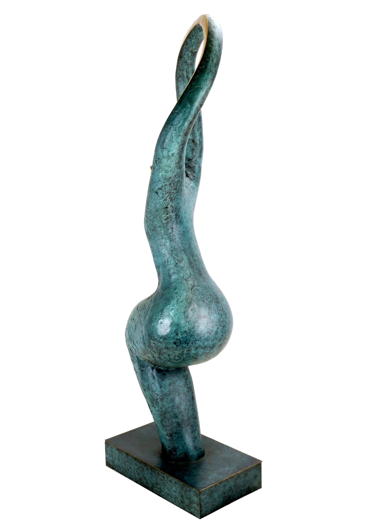 Limited Bronze Sculpture - Sunlover - Martin Klein - Abstract Figurine 2 Limited Bronze Sculpture - Sunlover - Martin Klein - Abstract Figurine - Image 2
