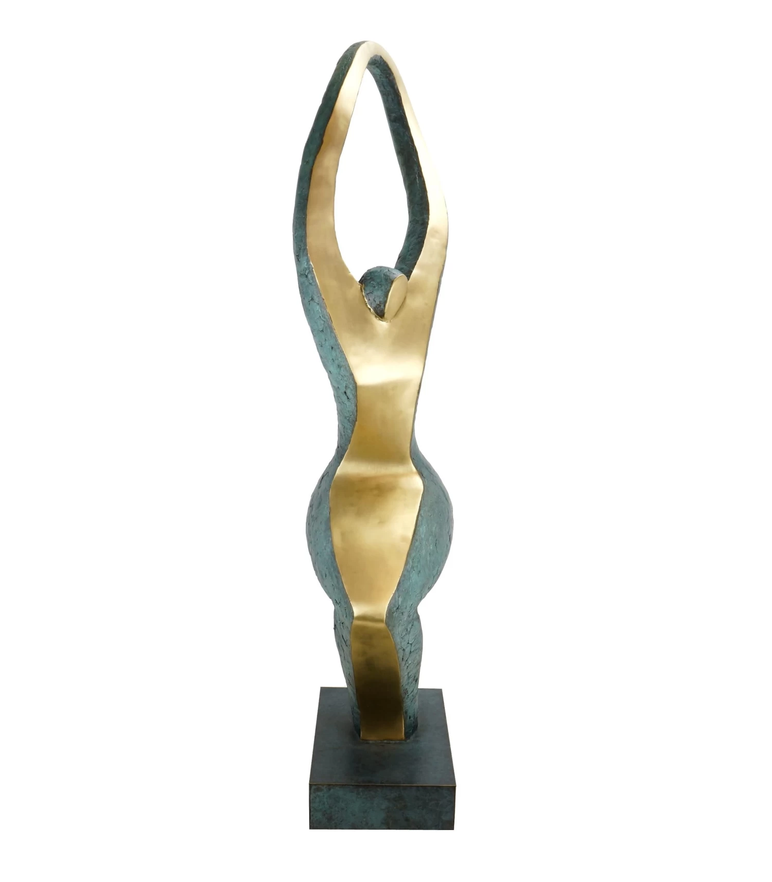 Limited Bronze Sculpture - Sunlover - Martin Klein - Abstract Figurine 5 Limited Bronze Sculpture - Sunlover - Martin Klein - Abstract Figurine - Image 5