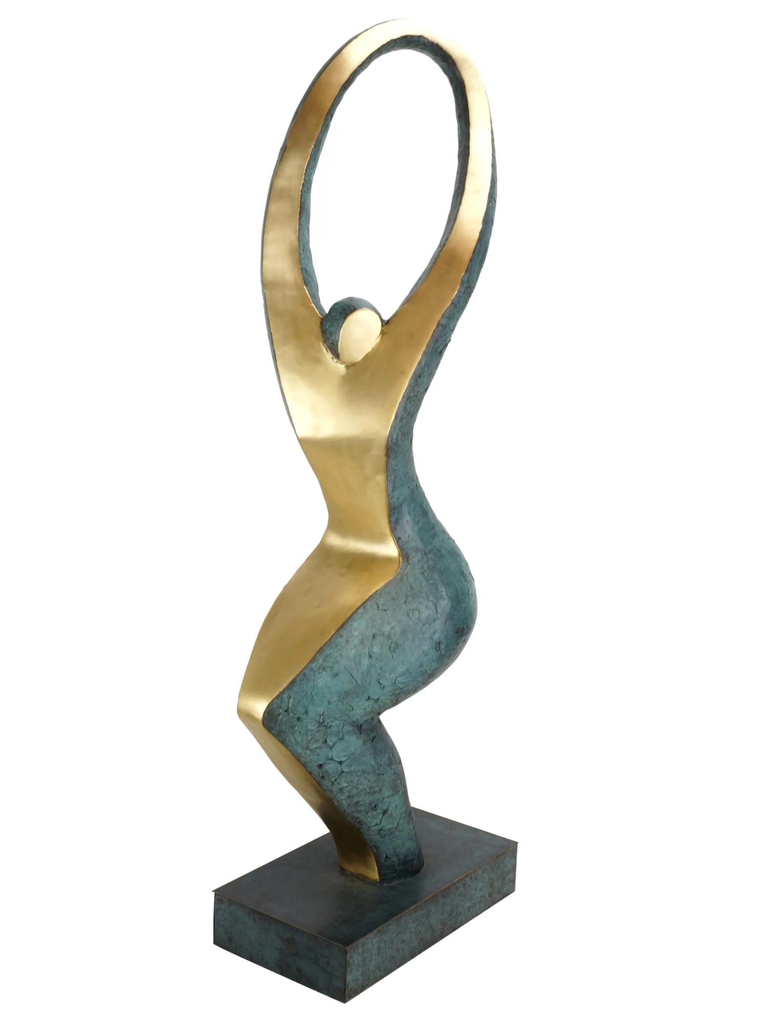 Limited Bronze Sculpture - Sunlover - Martin Klein - Abstract Figurine 6 Limited Bronze Sculpture - Sunlover - Martin Klein - Abstract Figurine - Image 6