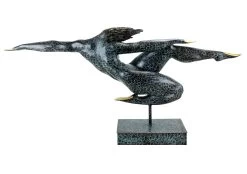 Abstract Bronze Sculpture - Free Fly - Limited - Signed Martin Klein -Salvador Dali Shop DSC03171