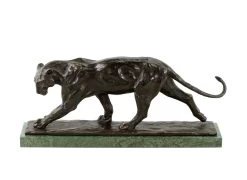 Animal Sculpture - Walking Panther (1904) - Bugatti - Bronze Figurine -Salvador Dali Shop DSC03522