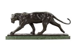 Animal Sculpture - Walking Panther (1904) - Bugatti - Bronze Figurine -Salvador Dali Shop DSC03524