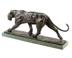 Animal Sculpture - Walking Panther (1904) - Bugatti - Bronze Figurine -Salvador Dali Shop DSC03532