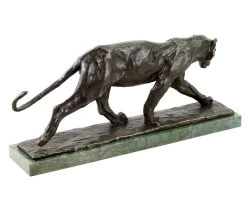 Animal Sculpture - Walking Panther (1904) - Bugatti - Bronze Figurine -Salvador Dali Shop DSC03533
