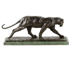 Animal Sculpture - Walking Panther (1904) - Bugatti - Bronze Figurine -Salvador Dali Shop DSC03534