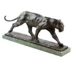 Animal Sculpture - Walking Panther (1904) - Bugatti - Bronze Figurine -Salvador Dali Shop DSC03535