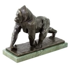 Limited Bronze Sculpture - Gorilla - Signed Bugatti - Animal Figurine 19 Limited Bronze Sculpture - Gorilla - Signed Bugatti - Animal Figurine -Salvador Dali Shop DSC03555