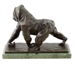 Limited Bronze Sculpture - Gorilla - Signed Bugatti - Animal Figurine 20 Limited Bronze Sculpture - Gorilla - Signed Bugatti - Animal Figurine -Salvador Dali Shop DSC03557