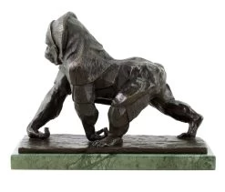 Limited Bronze Sculpture - Gorilla - Signed Bugatti - Animal Figurine 21 Limited Bronze Sculpture - Gorilla - Signed Bugatti - Animal Figurine -Salvador Dali Shop DSC03558