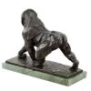 Limited Bronze Sculpture - Gorilla - Signed Bugatti - Animal Figurine