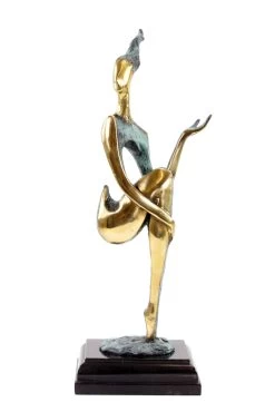 Abstract Bronze Nude - The Sitting One II - Signed M. Nick -Salvador Dali Shop DSC04740