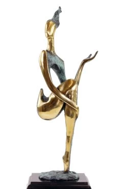 Abstract Bronze Nude - The Sitting One II - Signed M. Nick -Salvador Dali Shop DSC04741