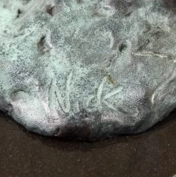 Abstract Bronze Nude - The Sitting One II - Signed M. Nick -Salvador Dali Shop DSC04752