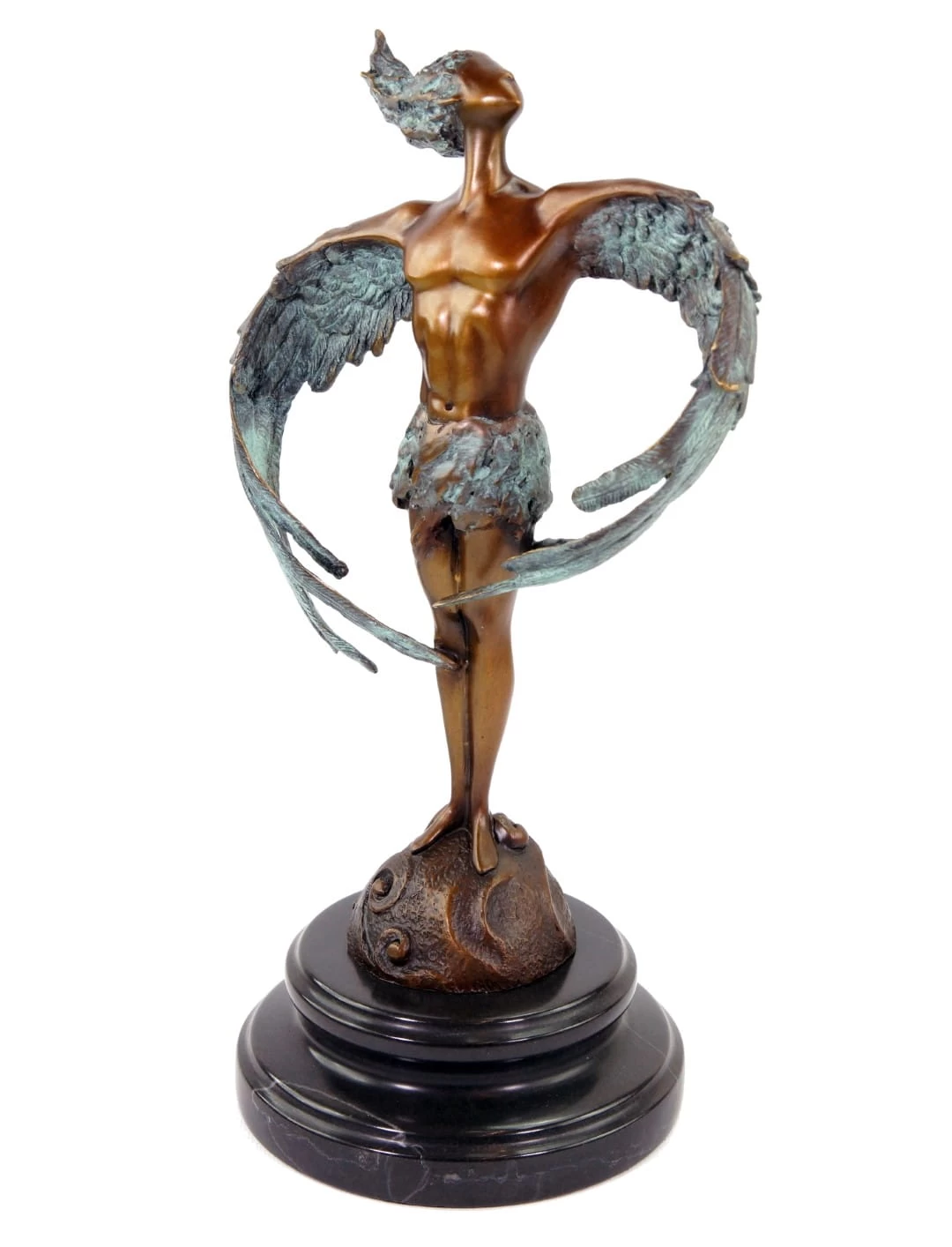 Contemporary Bronze Statue - Icarus´20 - Signed Martin Klein 8 Contemporary Bronze Statue - Icarus´20 - Signed Martin Klein - Image 8