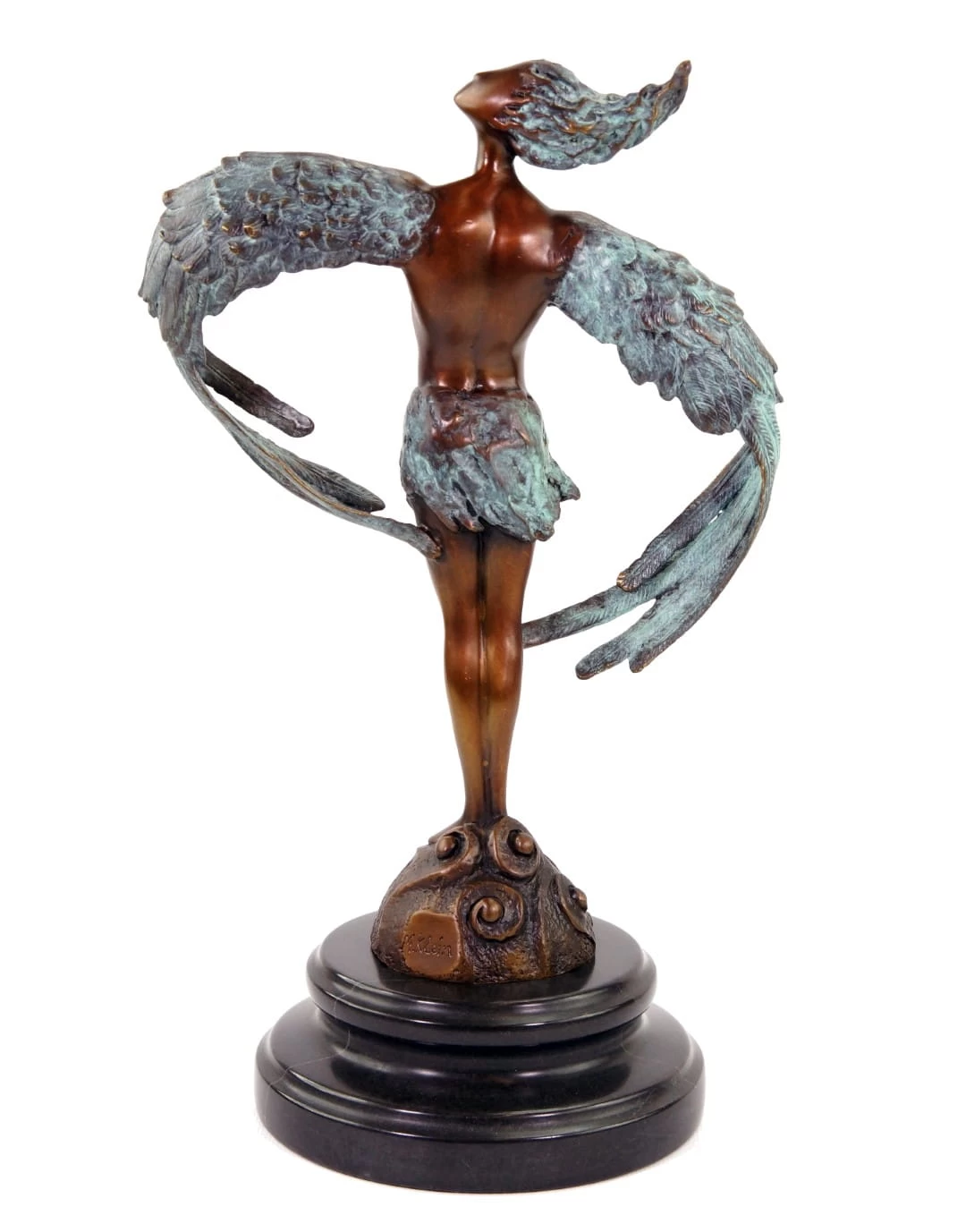 Contemporary Bronze Statue - Icarus´20 - Signed Martin Klein 10 Contemporary Bronze Statue - Icarus´20 - Signed Martin Klein - Image 10