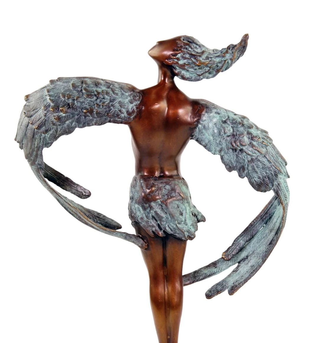 Contemporary Bronze Statue - Icarus´20 - Signed Martin Klein 11 Contemporary Bronze Statue - Icarus´20 - Signed Martin Klein - Image 11