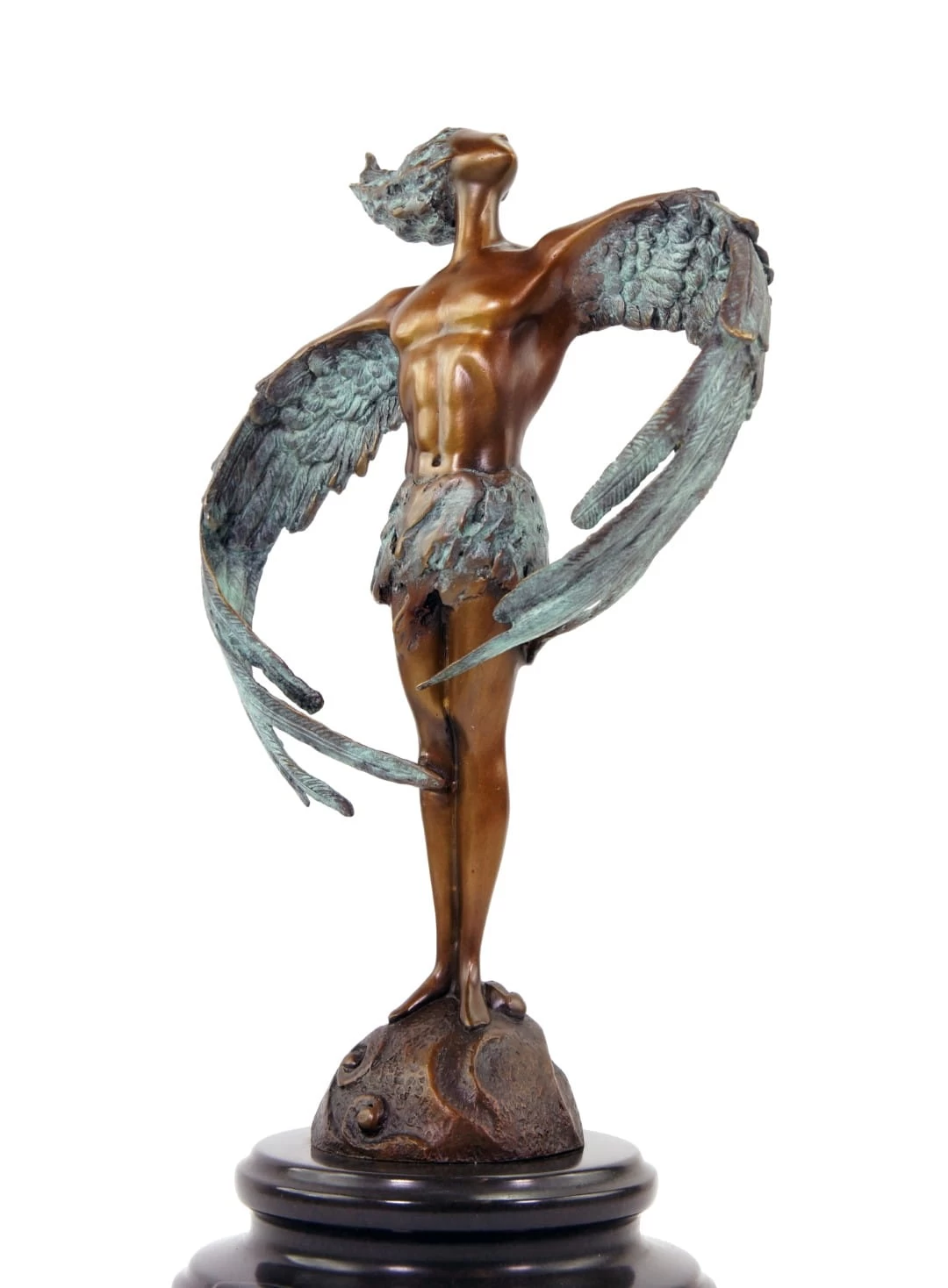 Contemporary Bronze Statue - Icarus´20 - Signed Martin Klein 2 Contemporary Bronze Statue - Icarus´20 - Signed Martin Klein - Image 2