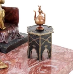 Viennese Bronze Arab Figurine - Carpet Bronze - Bergmann Stamp -Salvador Dali Shop DSC04809