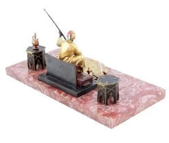 Viennese Bronze Arab Figurine - Carpet Bronze - Bergmann Stamp -Salvador Dali Shop DSC04818