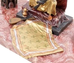 Viennese Bronze Arab Figurine - Carpet Bronze - Bergmann Stamp -Salvador Dali Shop DSC04822