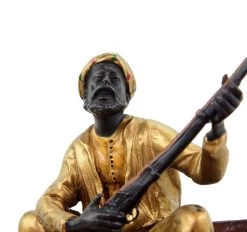 Viennese Bronze Arab Figurine - Carpet Bronze - Bergmann Stamp -Salvador Dali Shop DSC04823