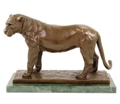 Nubian Lioness - Signed Rembrandt Bugatti - Limited Animal Bronze 13 Nubian Lioness - Signed Rembrandt Bugatti - Limited Animal Bronze -Salvador Dali Shop DSC04826
