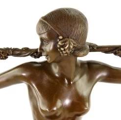 Art Deco Statue - Bacchanalian Dancer - Pierre Le Faguays 14 Art Deco Statue - Bacchanalian Dancer - Pierre Le Faguays -Salvador Dali Shop DSC04857