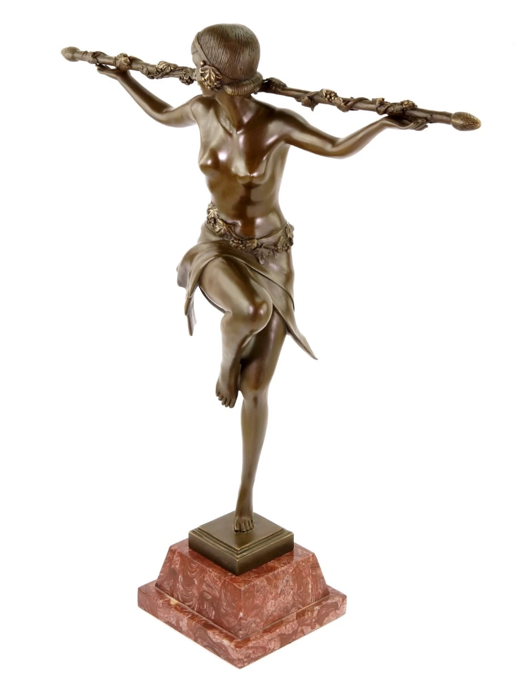 Art Deco Statue - Bacchanalian Dancer - Pierre Le Faguays 8 Art Deco Statue - Bacchanalian Dancer - Pierre Le Faguays - Image 8