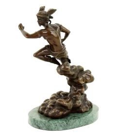 Hermes - God Statue - Signed Giambologna - Mythological Sculpture -Salvador Dali Shop DSC04866