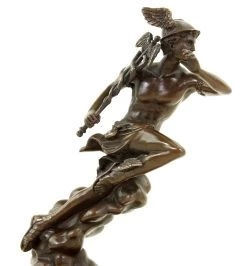 Hermes - God Statue - Signed Giambologna - Mythological Sculpture -Salvador Dali Shop DSC04873
