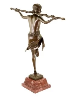 Art Deco Statue - Bacchanalian Dancer - Pierre Le Faguays