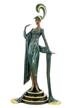 Art Deco Revue Dancer - Signed F. Preiss - Bronze Statue -Salvador Dali Shop DSC04889