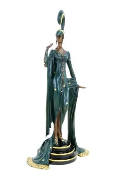 Art Deco Revue Dancer - Signed F. Preiss - Bronze Statue -Salvador Dali Shop DSC04893
